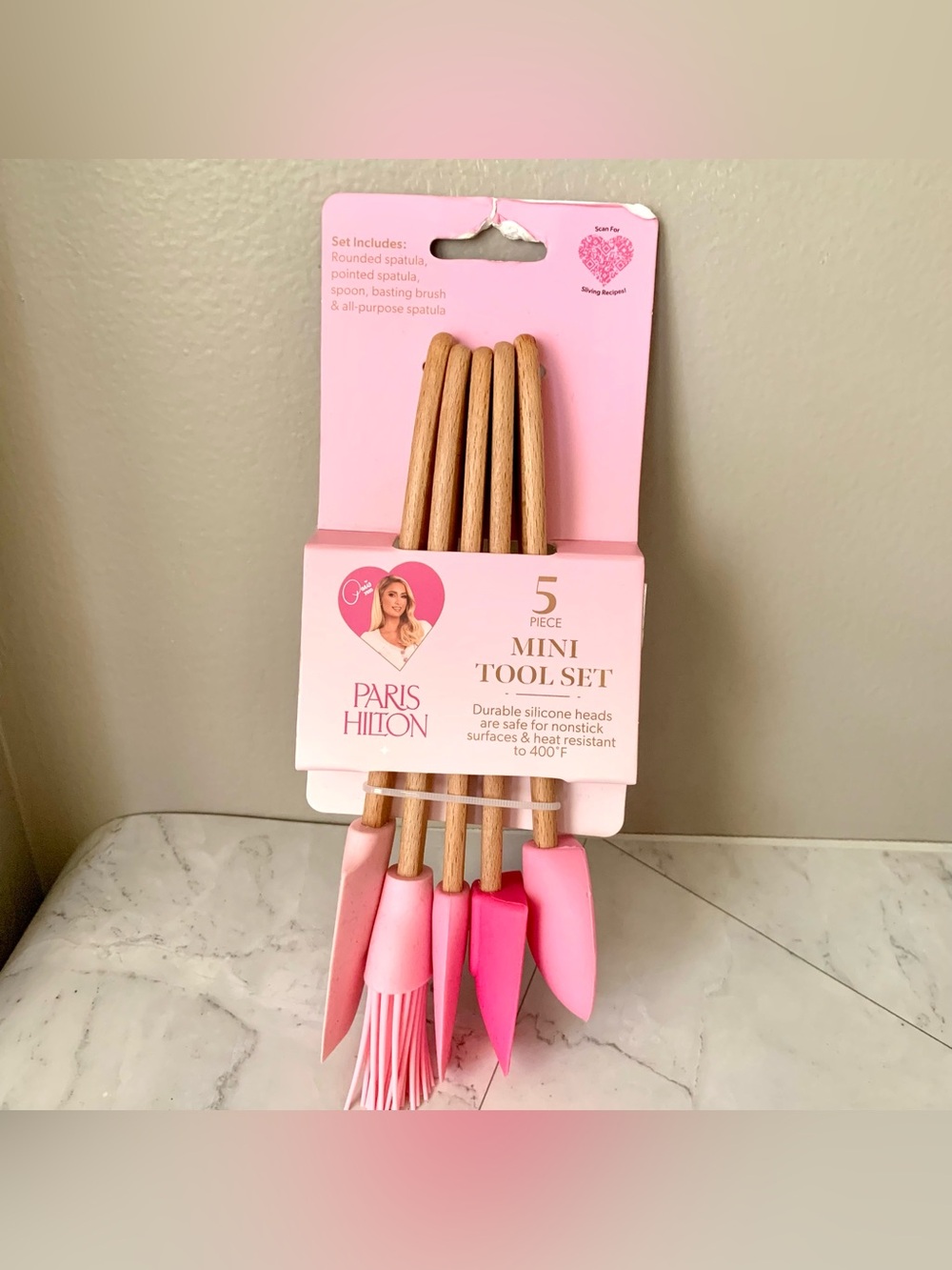 Paris Hilton PINK Mini 5p Silicone Tool Set
